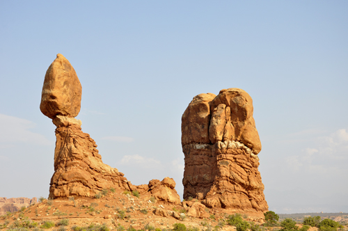 Balanced Rock at  Arches National Park